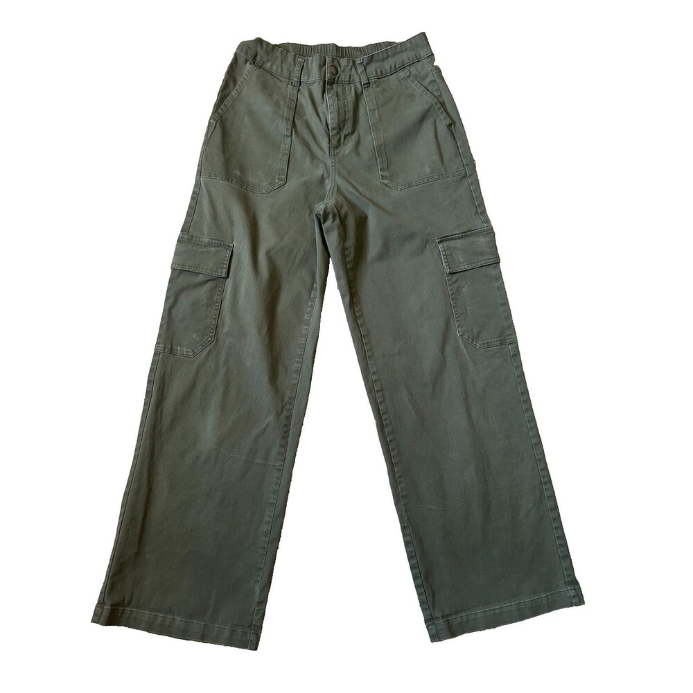 Women's Wild Fable Green High Rise Cargo Baggy Pants Size M